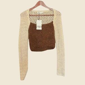 Zara Crochet Sweater
